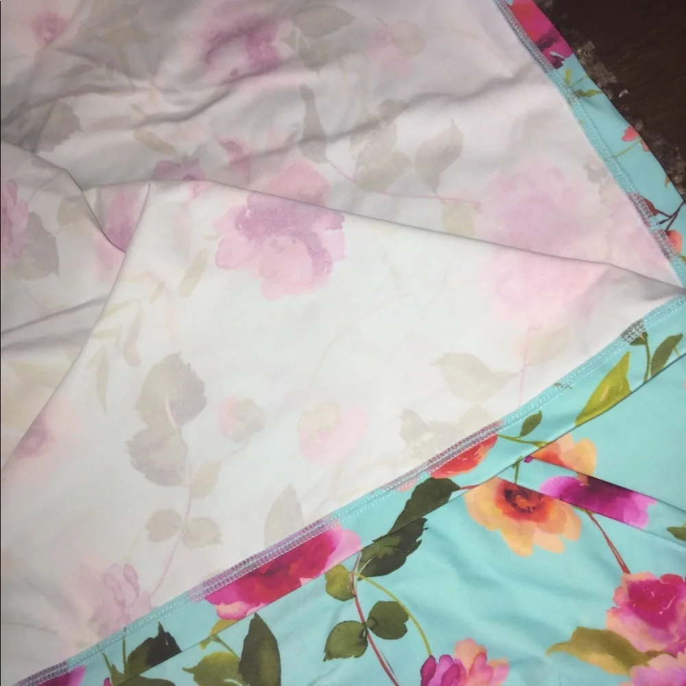 Nanette Lepore Floral Swim Material Classic Cover-up Slit Beach Pants NWT - Picture 5 of 7